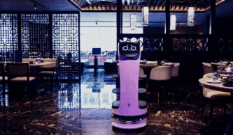 Meet Our New Helper: Blue Pavilion’s Robot Waiter